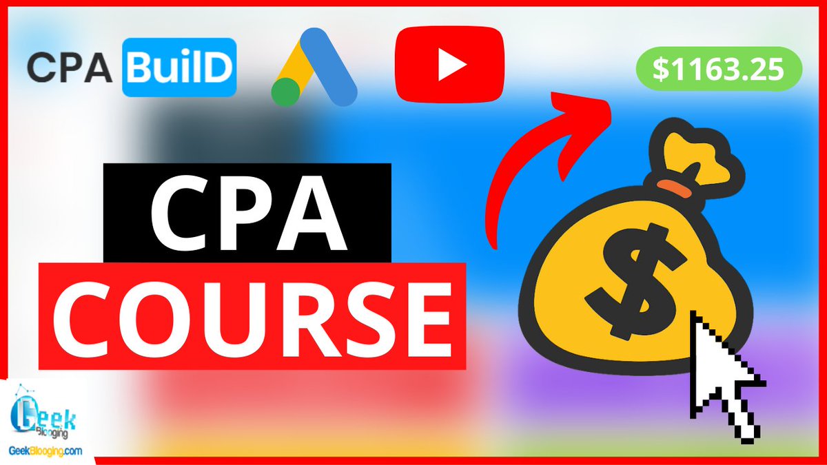 geekblooging's tweet image. #GoogleAds #Youtube #CpA #CPABuild #CpaLead #OgBuild
How to Make $1000+ with CPA Marketing [GOOGLE ADS+YOUTUBE]
bit.ly/3rLBsQ3