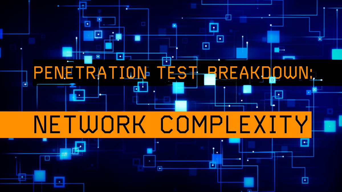 cyber_citadel's tweet photo. Penetration Test Breakdown: Network Complexity
Part 1 of our penetration test breakdown looks at network complexity and how it determines the final cost.

Video link: https://t.co/wv4rs3izF5

#CyberSecurity #infosec #pentesting #penetrationtesting #PenTest #networksecurity https://t.co/wwkvDzyoaI
