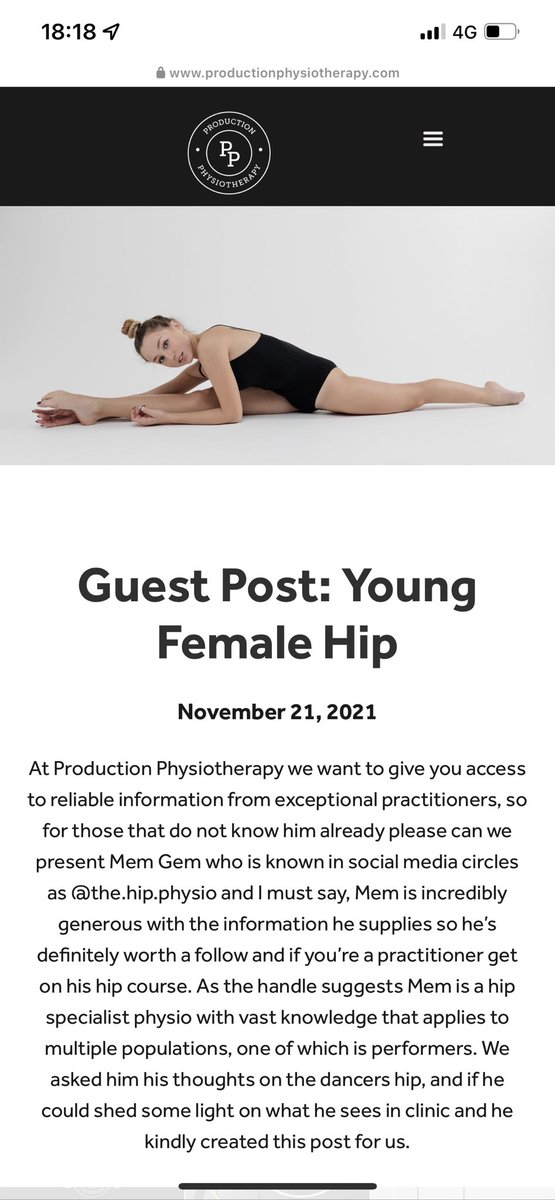 Mehmet Gem | The Hip Physio (@thehipphysio) on Twitter photo Thanks <a href="/prodphysio/">Production Physiotherapy</a> for inviting me to write this blog for you. Even if it did take me 9 months to get around to 😬
productionphysiotherapy.com/blogs/guest-po… Thanks <a href="/prodphysio/">Production Physiotherapy</a> for inviting me to write this blog for you. Even if it did take me 9 months to get around to 😬
productionphysiotherapy.com/blogs/guest-po…