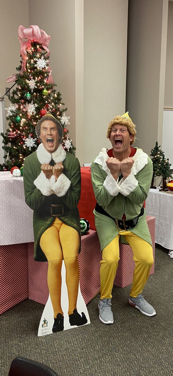 Buddy the Elf is visiting WoodCreek JH. <a href="/WoodCreekJrHigh/">WoodCreek Jr. High</a> <a href="/Doc_Lowry/">Andrew Lowry, Ed.D.</a>