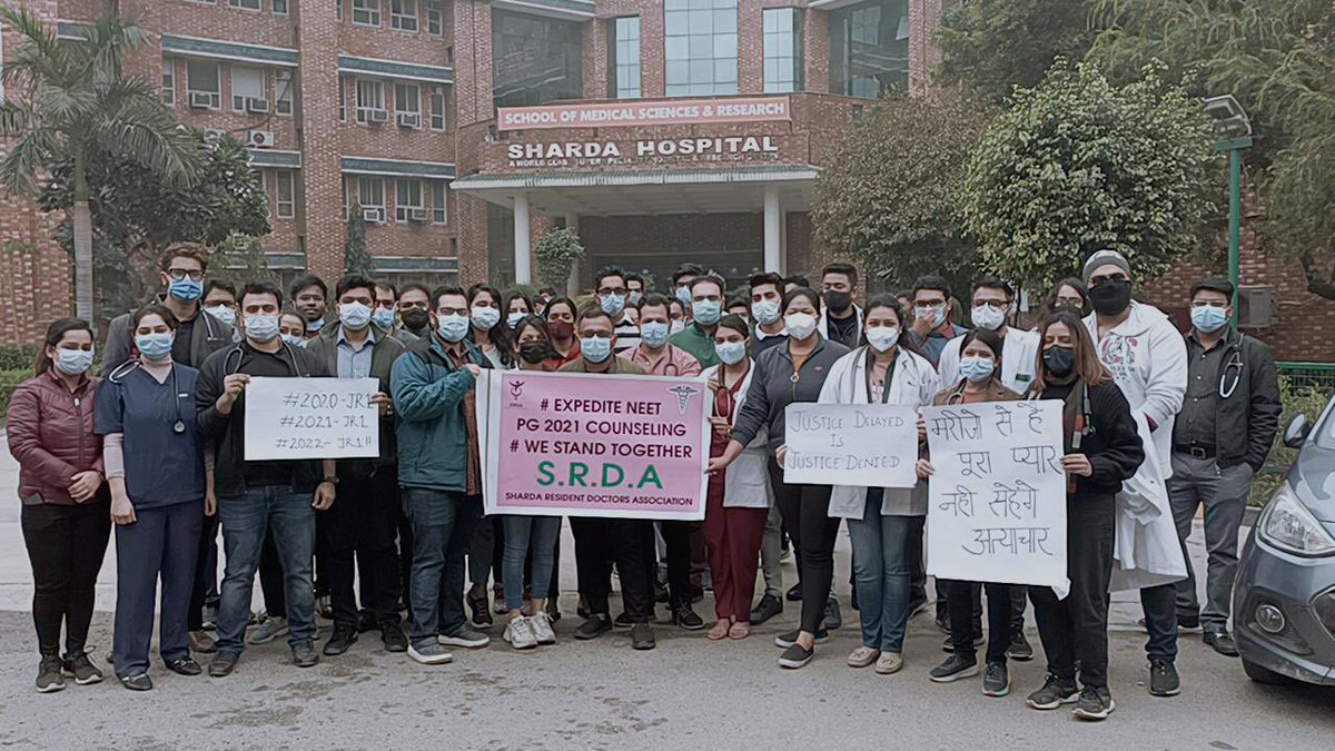 ShardaResidents's tweet photo. #expediteneetpgcounseling #NEETINJUSTICE @FordaIndia Delayed justice is justice denied. Still no hearing, still no action. https://t.co/bjWKkv91nV