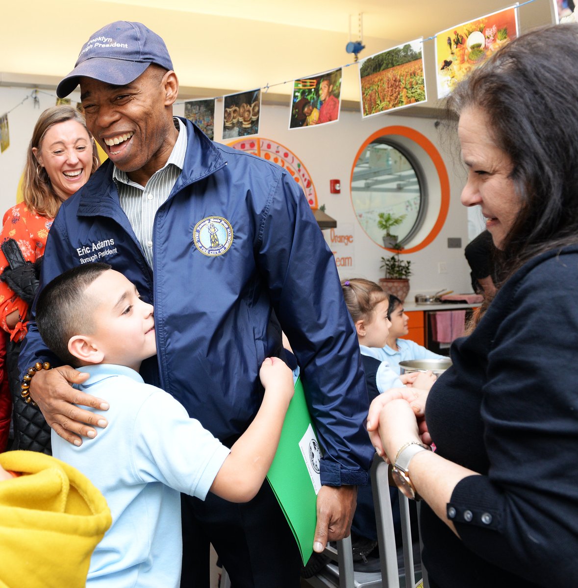 BKBoroHall's tweet photo. After I reversed my Type 2 diabetes by embracing a whole food plant-based diet, I knew that better health was possible for growing Brooklynites, such as this young man, who warmly welcomed me to his school, Gravesend's PS 216 Arturo Toscanini’s Edible Schoolyard. https://t.co/tE10svysx5