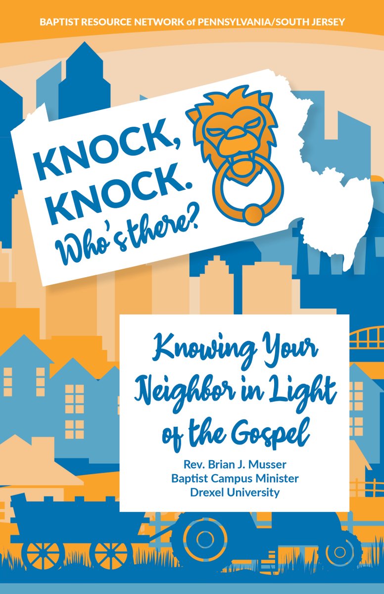 BRNonline's tweet photo. The #LovePASJ “Knock, Knock. Who’s there?” 6-week small group Bible study by Brian Musser, Baptist Campus Minister at Drexel Univ, helps small groups learn the gospel so they can share it easily, with confidence in everyday non-scripted conversations with their neighbors. https://t.co/qMOVmb28D7
