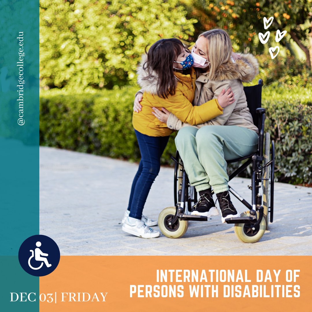 CambColl_Global's tweet photo. "Disability need not be an obstacle to success." - Stephen Hawking 

Today, we celebrate our students with disabilities, who constantly remind us of their focus and perseverance inside and outside the classroom. We are proud to support you in your academic journey here at CCG. https://t.co/v6cYdGR2XL