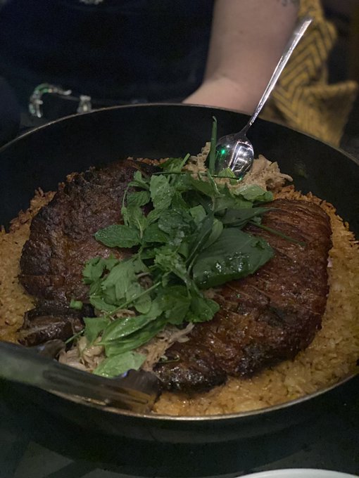 Momofuku in the cosmopolitan did not disappoint. And milk bar for dessert 🤤🥰 https://t.co/O0y5SCYTml<a href="/tag/folsomstreetfair"class="tags"><span>#folsomstreetfair</span></a>