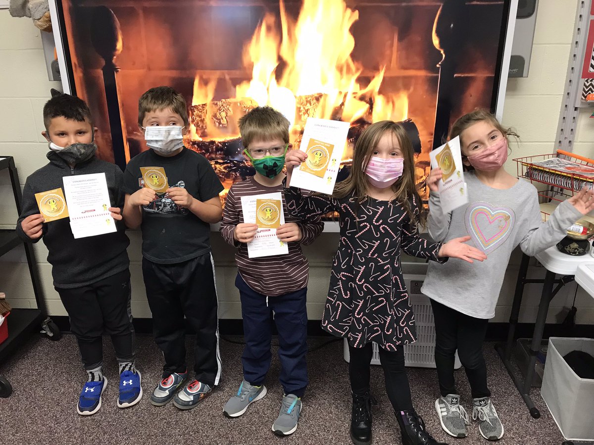 TeacherPieroni's tweet photo. Congratulations to these children for showing our December character trait: caring! #HHhappy https://t.co/SOQXN9XGph