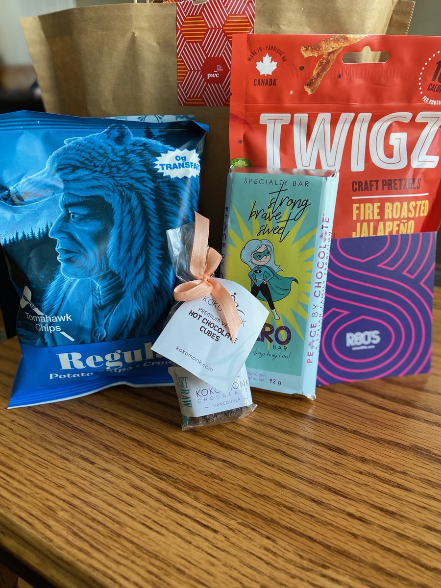 AmyAl's tweet image. Love our goodie bag from the PwC Holiday Festival from Raised80s. It includes goodies from female-owned and BIPOC vendors! Can’t wait to dig in. #PwCHolidayFestivals @PwC_Canada