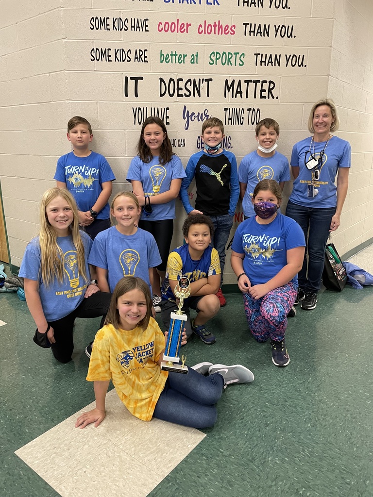 The EEI 5th grade Quiz Bowl team was 1st runner up in the 5th/6th grade regional tournament held at the ARESC in Pine Bluff on Thursday, December 2nd. Congratulations to this amazing group of students!