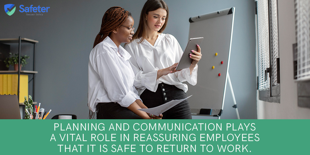 SafeterWork's tweet photo. Our mission is to make reopening and staying open safe and easy for employers and employees around the world. Our platform helps employers and employees communicate, collect health data, and manage the process of staying open for business.

Learn more: https://t.co/JtoWjDSPX0 https://t.co/UBfvbDCPXL