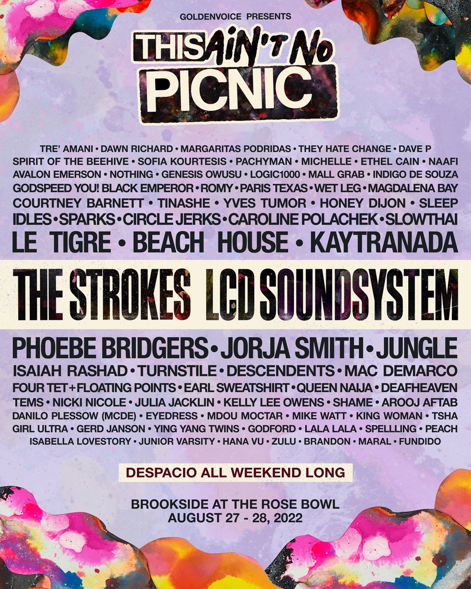 goldenvoice's tweet photo. Oh baby 💫

Presale for @aintnopicnic starts Thursday 12/9 at 10am PT! Sign up for first access to tickets at https://t.co/szkKj55Faf 🌐 All orders starting as low as $49 down. https://t.co/yeWLATnu4e