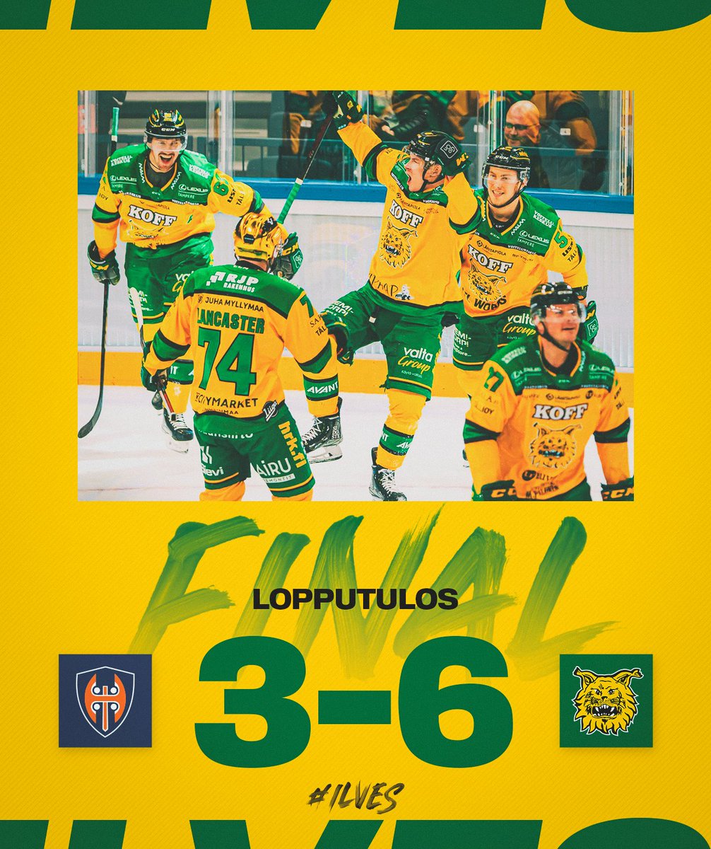 ilveshockey's tweet photo. Ilves kaataa Tapparan areenan avausottelussa! 🔥

#Ilves #Liiga https://t.co/qC5m1VOjZG