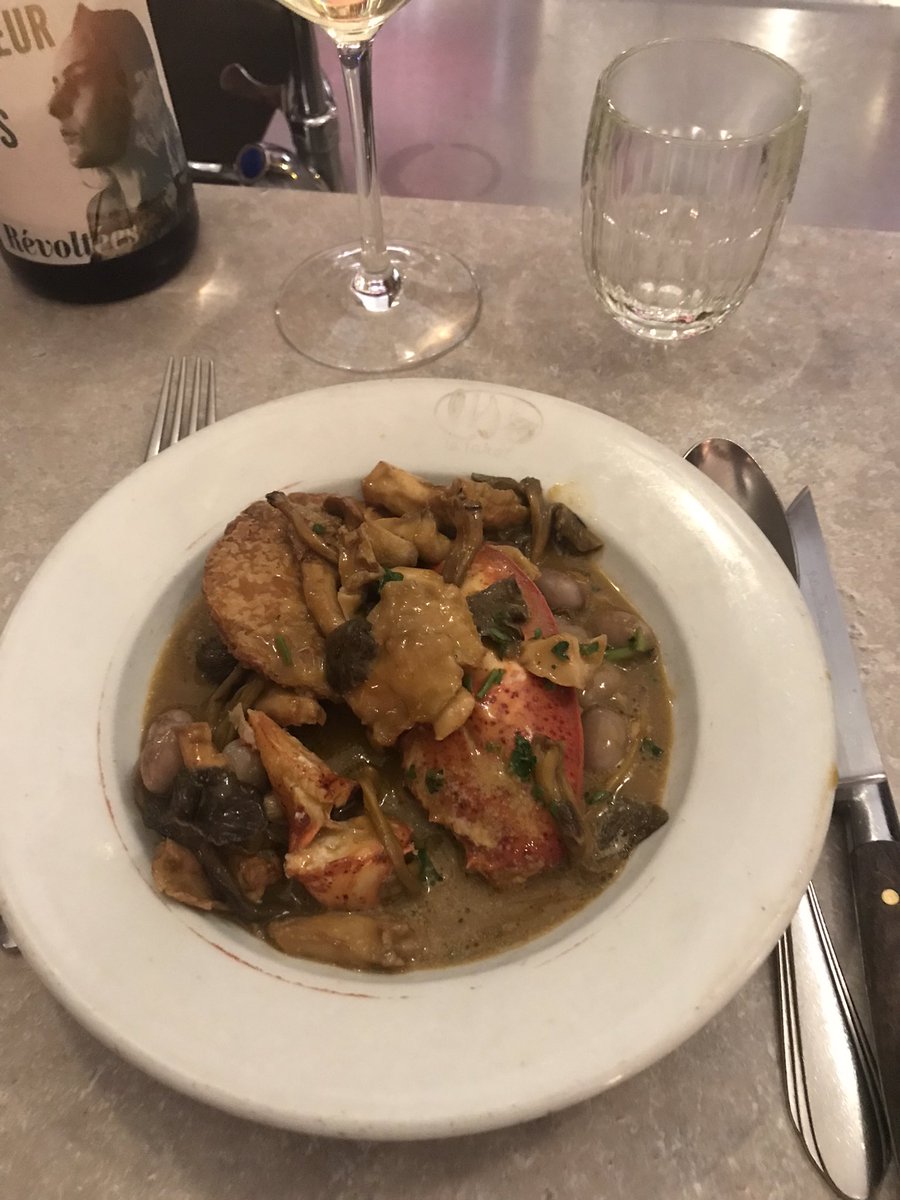 Ce soir c’est le Garet à Lyon, cocotte de homards et purée maison