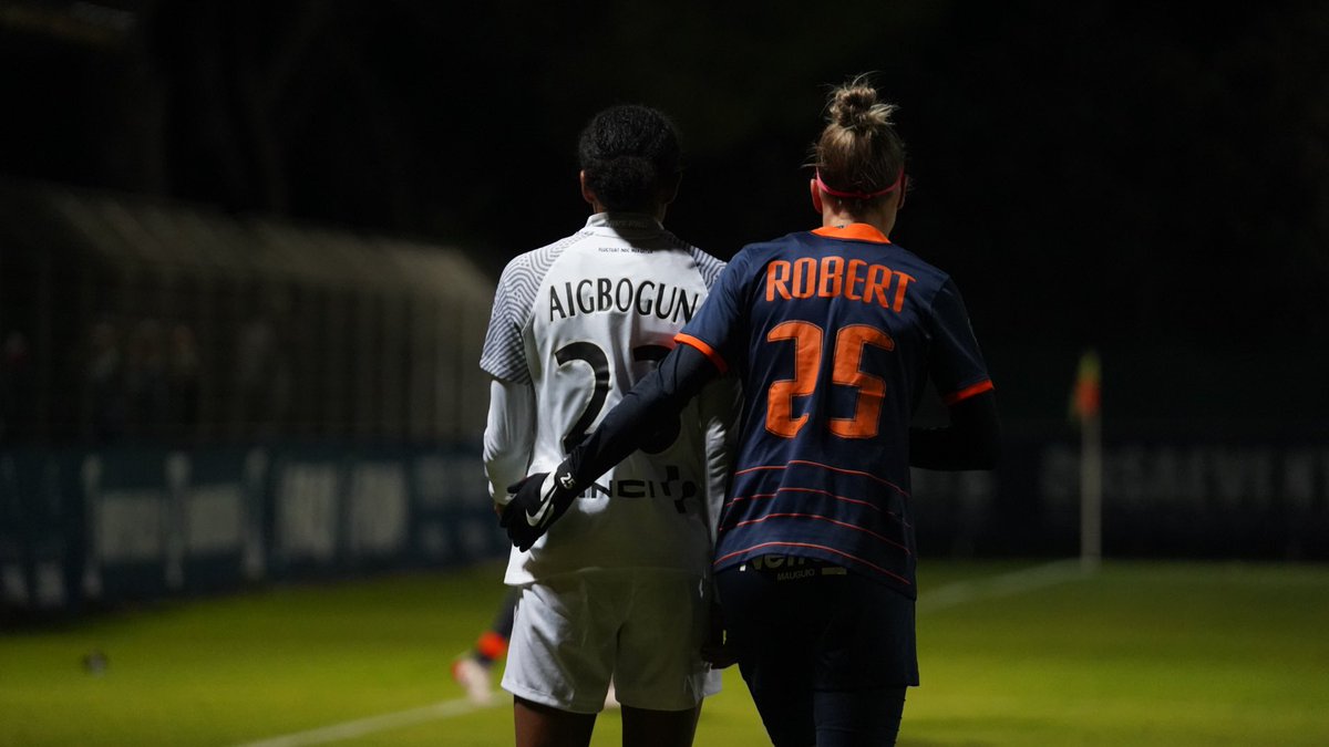 MontpellierHSC's tweet photo. 👩 MHSC 0-0 PARIS FC
Ce vendredi soir les #FemininesMHSC ont fait match nul à domicile face au Paris FC
.
⚡️ #MHSCPFC https://t.co/7UfivNVL2r