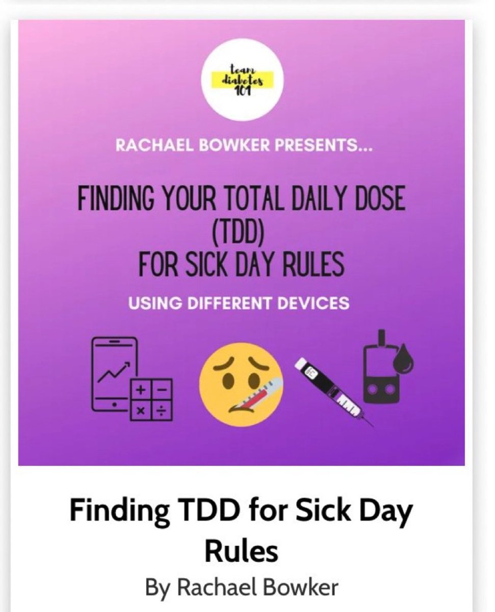 Team Diabetes 101 (@_diabetes101) on Twitter photo If you use a device such as pump and need to work out your total daily dose for any reason..
Check out the tutorial from the fab <a href="/REJ_Bowker/">Rachael Bowker</a> on our website
💻 diabetes101.co.uk/tweetorials If you use a device such as pump and need to work out your total daily dose for any reason..
Check out the tutorial from the fab <a href="/REJ_Bowker/">Rachael Bowker</a> on our website
💻 diabetes101.co.uk/tweetorials