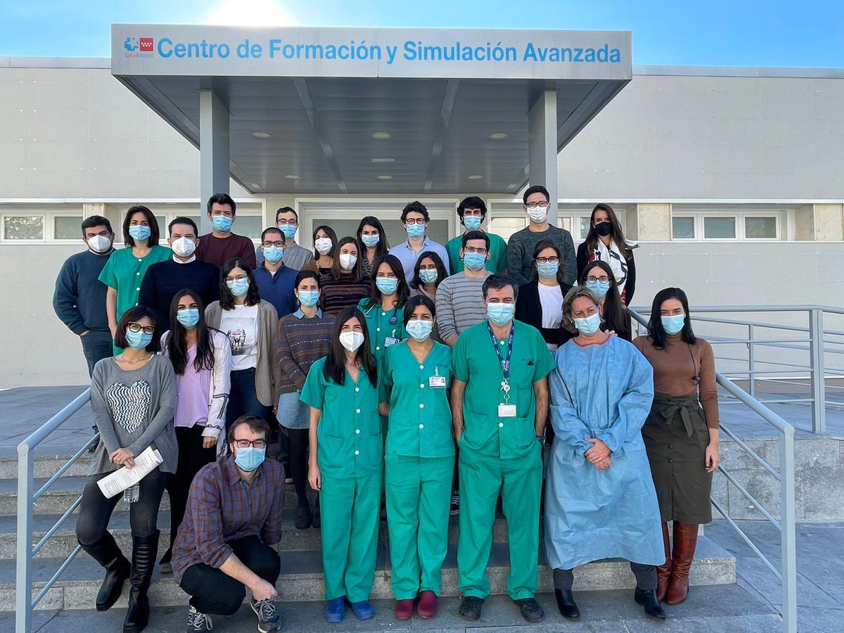 SheiliSarah's tweet photo. Brillante curso practico en el increíble Centro de Simulación Avanzada del Hospital 12O.Alumnos ejemplares! Gran nivel! 
Muy gratificante ver como nuestra gente ha crecido en este año, y las ganas de aprender !! Gracias! @neumocitotipo1 @SeparRespira @Chiesi_es @Hospital_FJD https://t.co/GLGcuabElM