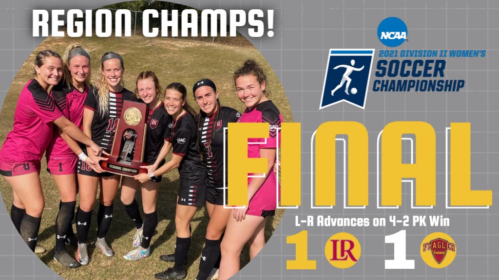 SAC_Athletics's tweet photo. The @LRbears are the 2021 @NCAADII Southeast Region Women's Soccer Champions!! The Bears advance to the National Quarterfinals with a PK shootout win over Flagler. #MakeSACYours #SACWSOC https://t.co/Moiep7HwFI