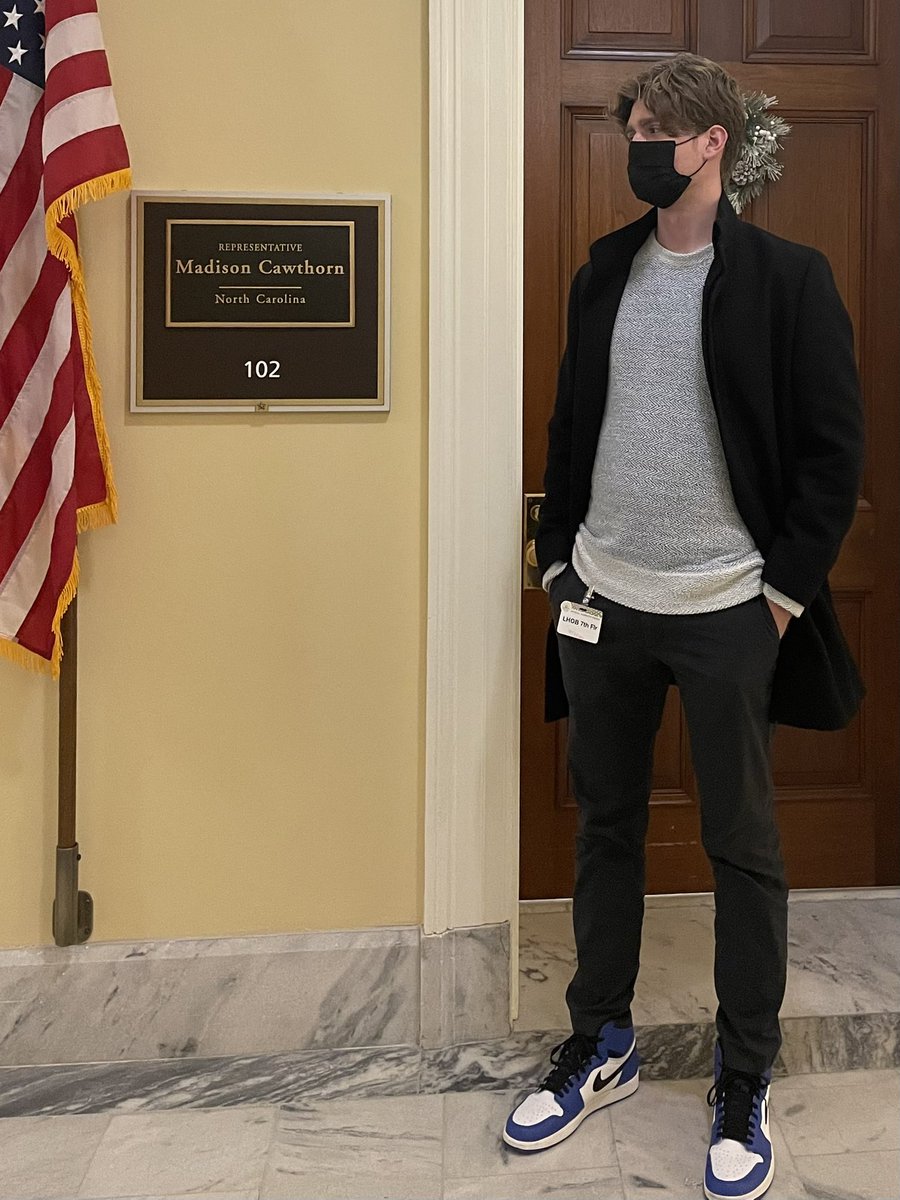 JDCocchiarella's tweet photo. Rep. Madison Cawthorn was too afraid to talk to me.

What’s new? https://t.co/Gb3k5XvQQ8
