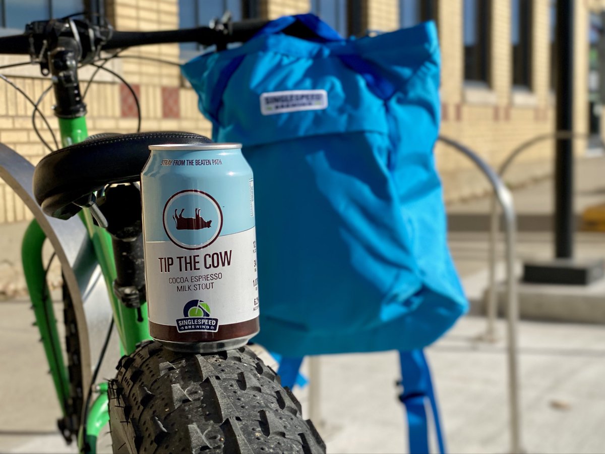 SingleSpeedBeer's tweet photo. Plans for #GlobalFatBikeDay tomorrow:

1: Ride a Fat Bike to the nearest SingleSpeed retailer.
2: Pick up some Tip the Cow.
3: #optSTOUTside. https://t.co/ELP1k253qA