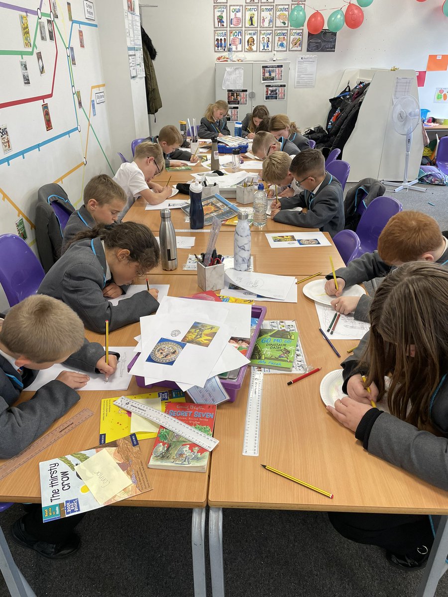 AtlanticPrimary's tweet photo. Who let the gods out? Year 4 really enjoyed Greek day, acting out the Greek myth Pandora’s Box, designing Greek plates and creating their own constellation coaster. What a Greek day! https://t.co/yo6P1FbOA4