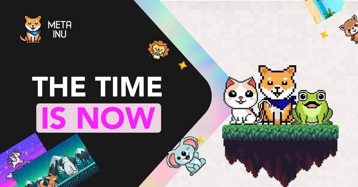 MetaInucoin's tweet photo. Start today, let's go #tothemoon! #MetaInuCoin #MetaInu #Altcoijn #Crypto https://t.co/u5rtFR0OK9