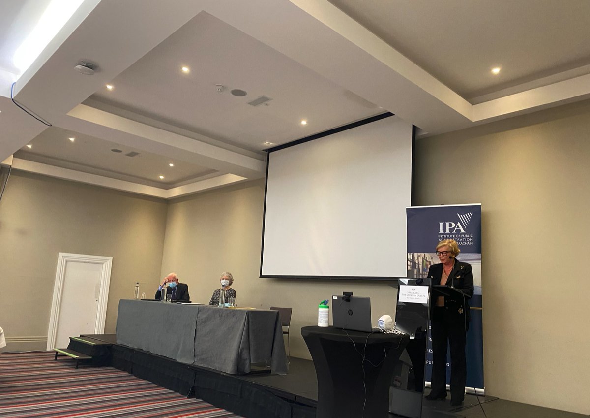 FitzgeraldFrncs's tweet photo. Honoured to launch a wonderful publication this evening entitled ‘Achieving Impact in Public Service’ in honour of Sylda Langford and published by @library_ipa 

This book is a fitting tribute and record of Sylda’s outstanding work and contribution to Irish public policy. https://t.co/QoqAPgttBf
