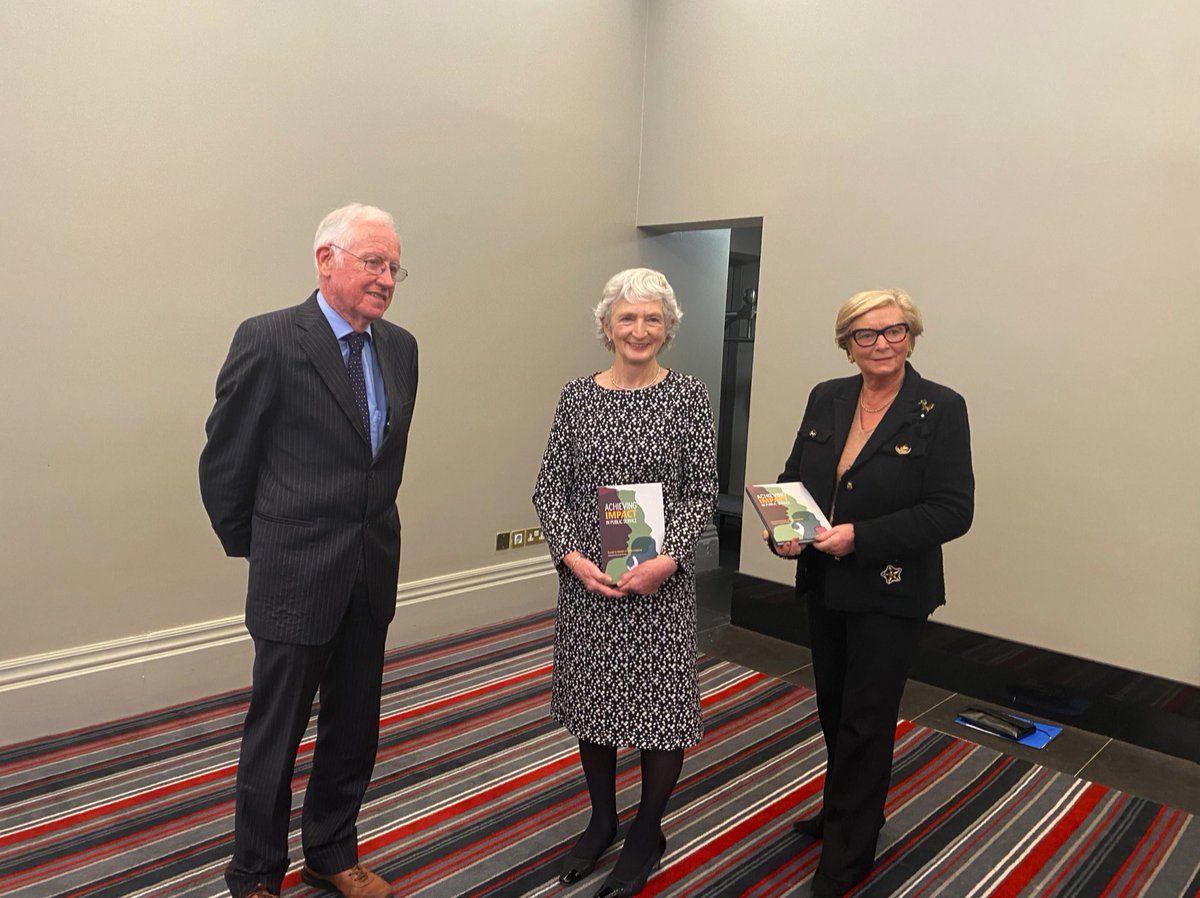 FitzgeraldFrncs's tweet photo. Honoured to launch a wonderful publication this evening entitled ‘Achieving Impact in Public Service’ in honour of Sylda Langford and published by @library_ipa 

This book is a fitting tribute and record of Sylda’s outstanding work and contribution to Irish public policy. https://t.co/QoqAPgttBf
