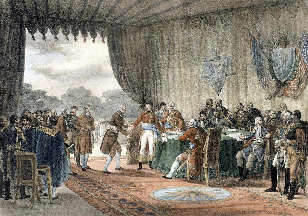 YeBoiJohnAdams's tweet photo. The end of the Quasi War is here! The Convention of 1800 has taken place! France has given back our ships but the losses of the ship owners will have to be negotiated. Nonetheless the war is over!🥳🥳🥳 #treaty #nowar #France #peace https://t.co/bLyVANydJv