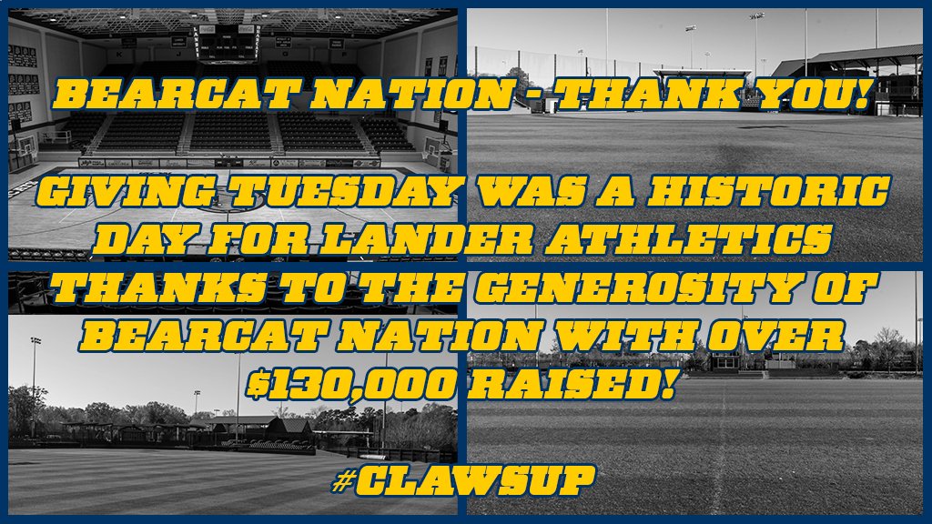 A huge thank you to Bearcat Nation for a record setting Giving Tuesday! #cLawsUp
