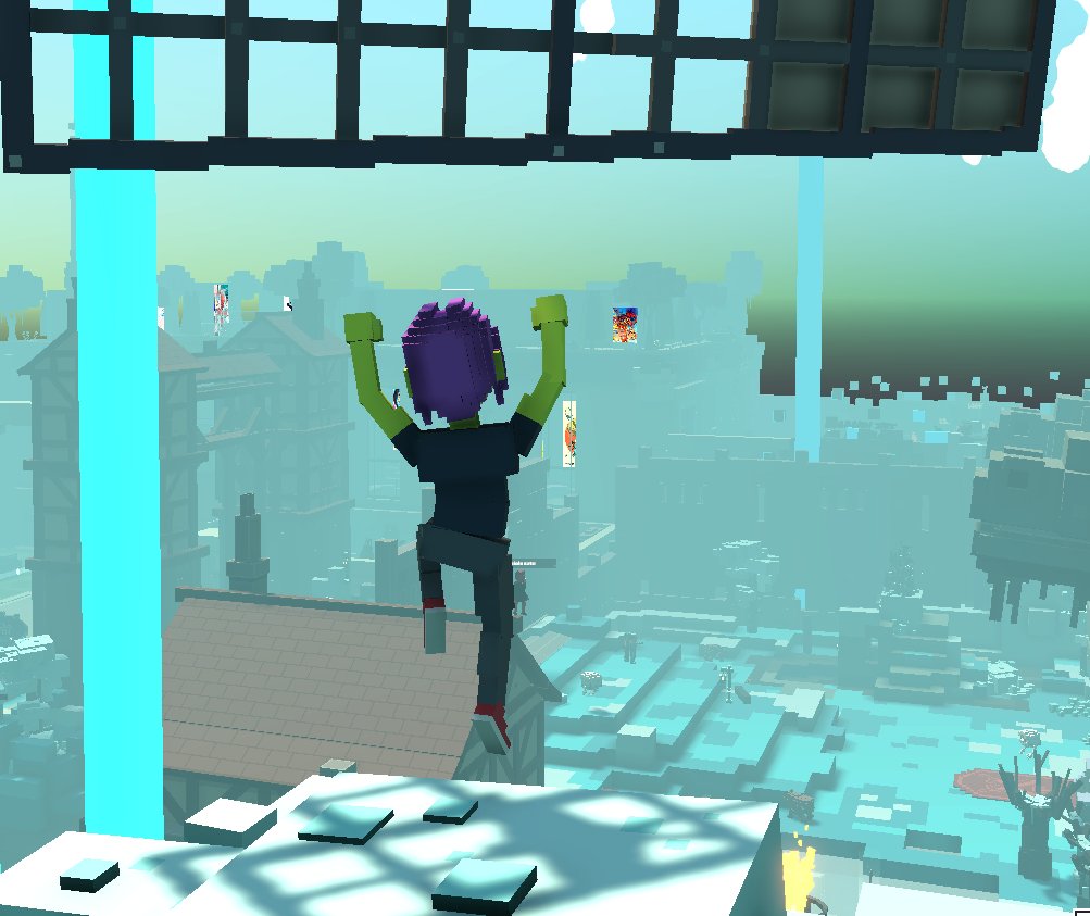 2knyte_'s tweet photo. @TheSandboxGame shoutout that random dude i followed to get up here https://t.co/10cWEK3b5A