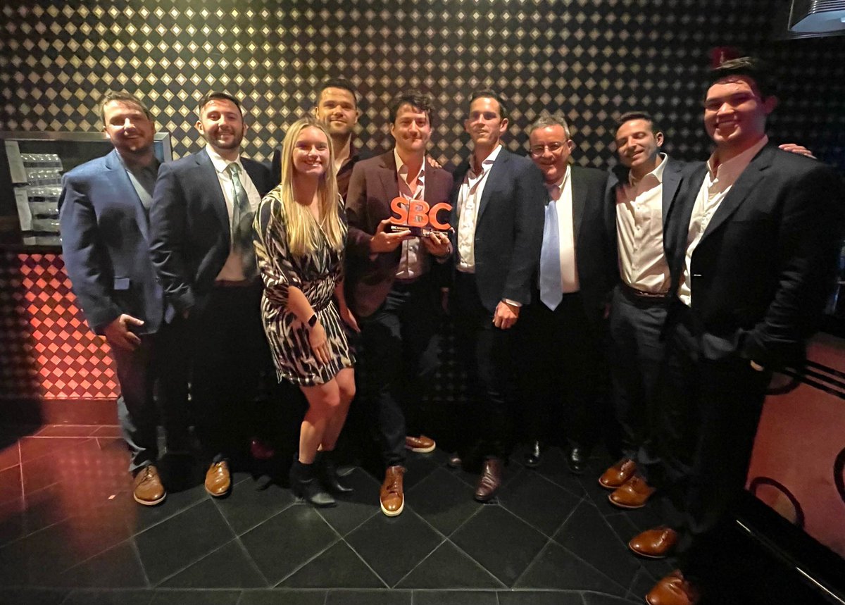 GrandstandLtd's tweet photo. After a breakthrough year in North America, https://t.co/GxCxFvVSqG Group was named “Casino Affiliate of the Year” at last night’s inaugural @SBCGAMINGNEWS Awards North America.

Another impressive achievement for the Group this year. Sincere thanks to SBC and the judging panel. https://t.co/ud4dnZ21Cg