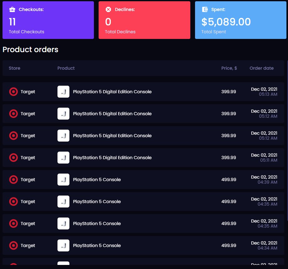 Daily_VICE0's tweet photo. Straight cooked the console drop at target yesterday. 

Thanks!
Bots: @SuccessStellar @stellara_io 
Proxies: @KermitProxies @ProxyHeaven_ @SuccessHvn 
@RazeProxies @HypeProxiesio 
CG's: @Lowkey_Flips https://t.co/fiUlaL7Z4z