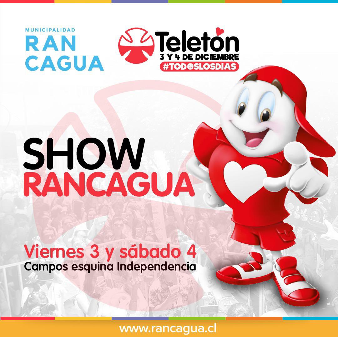 alcaldejrgodoy's tweet photo. Vecinas y vecinos, les invitamos a participar del show organizado para @Teleton esta tarde y mañana sábado 4 de diciembre.

Junto a sus familias y nuestros artistas locales podrán disfrutar un grato momento y pasar al banco para aportar al trabajo de esta gran institución 🦾❤️ https://t.co/gXW93jMjV0