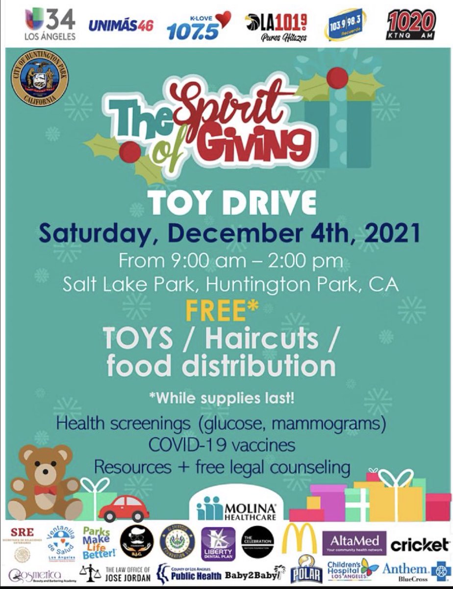 Make it to both!
🎅🏻🎁🛍🎄🚙🛻🏎 #cudahy #hp #sela #toydrives #carshow #resourcefair