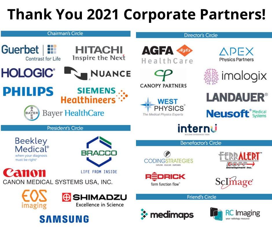 ahraonline's tweet photo. A special thank you to our industry supporters. The #AHRA and #EF are grateful for the opportunity to work with these industry leaders to advance the field of #medicalimaging together. #EFGivingThanks https://t.co/36RJHHNw7A