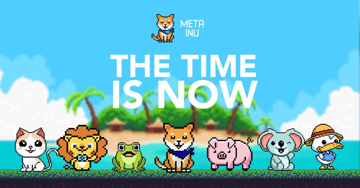 MetaInucoin's tweet photo. Start today, let's go #tothemoon! #MetaInuCoin #MetaInu #Altcoijn #Crypto https://t.co/3TZYvkhePn