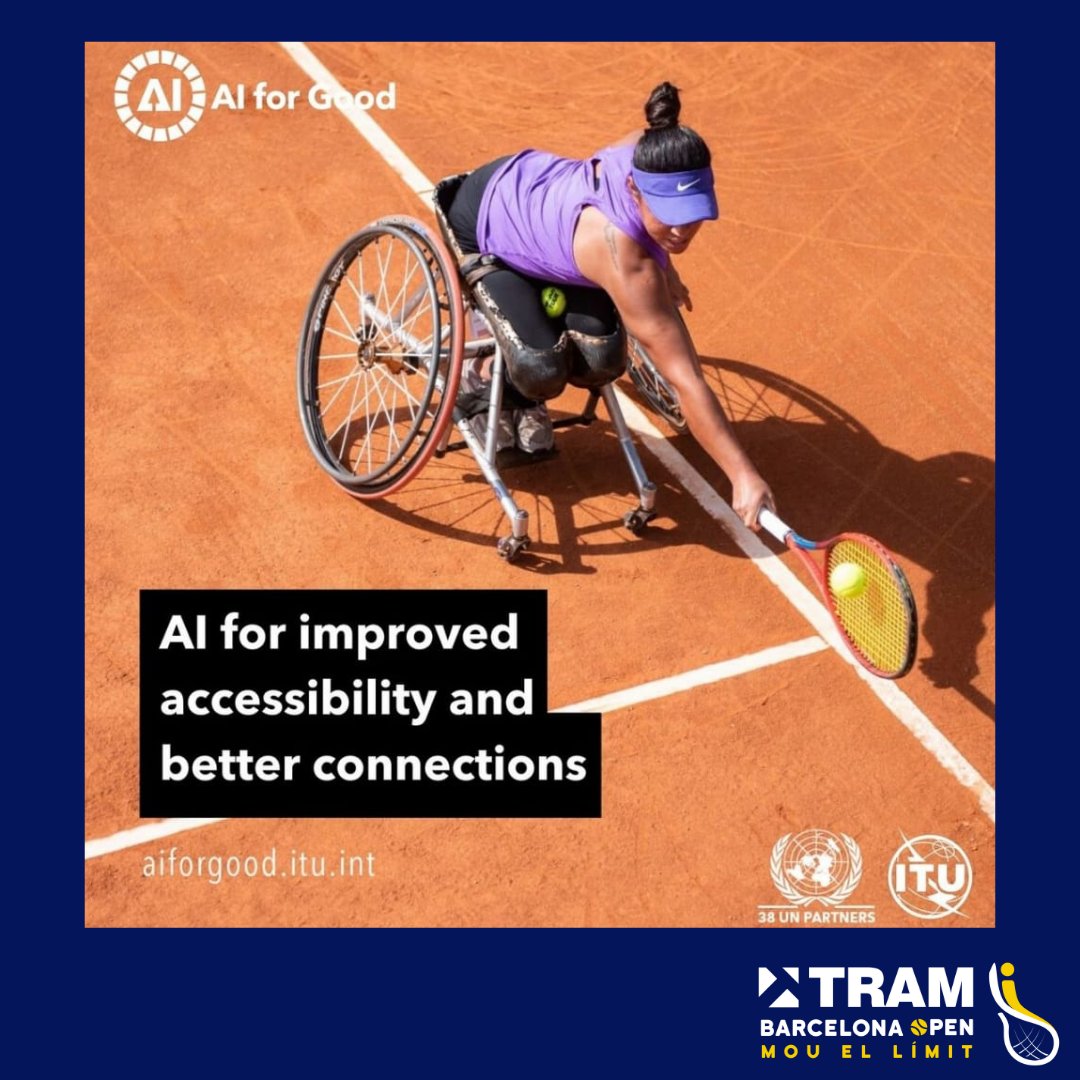 TRAMBcnOpen's tweet photo. Para el TRAM Barcelona Open es un honor aparecer en @ITU_AIForGood de @UNationsNWO,junto a iniciativas que trabajan poniendo la tecnología al servicio de la sociedad.Nuestra APP,desarrollada por @tridenia y gracias a la colaboración con @IBM_ES ha sido considerada buen ejemplo. https://t.co/OLnUjJLsbO