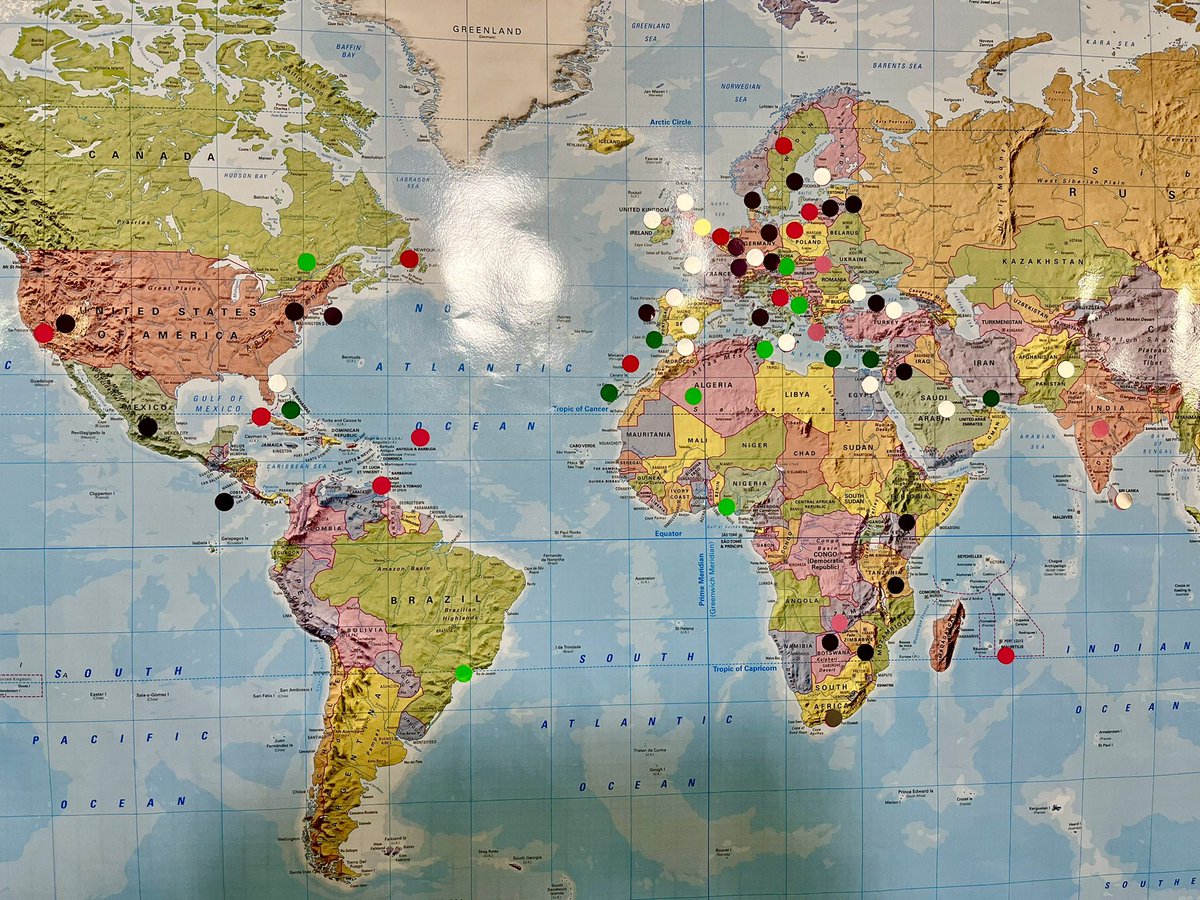 Greenleafe17's tweet image. Y6 have been reflecting upon all of the places we have visited across the world! Every sticker represents another country visited - wow! 🌎💚🗺 #greenleafglobetrotters #geographyrocks #adventureawaits