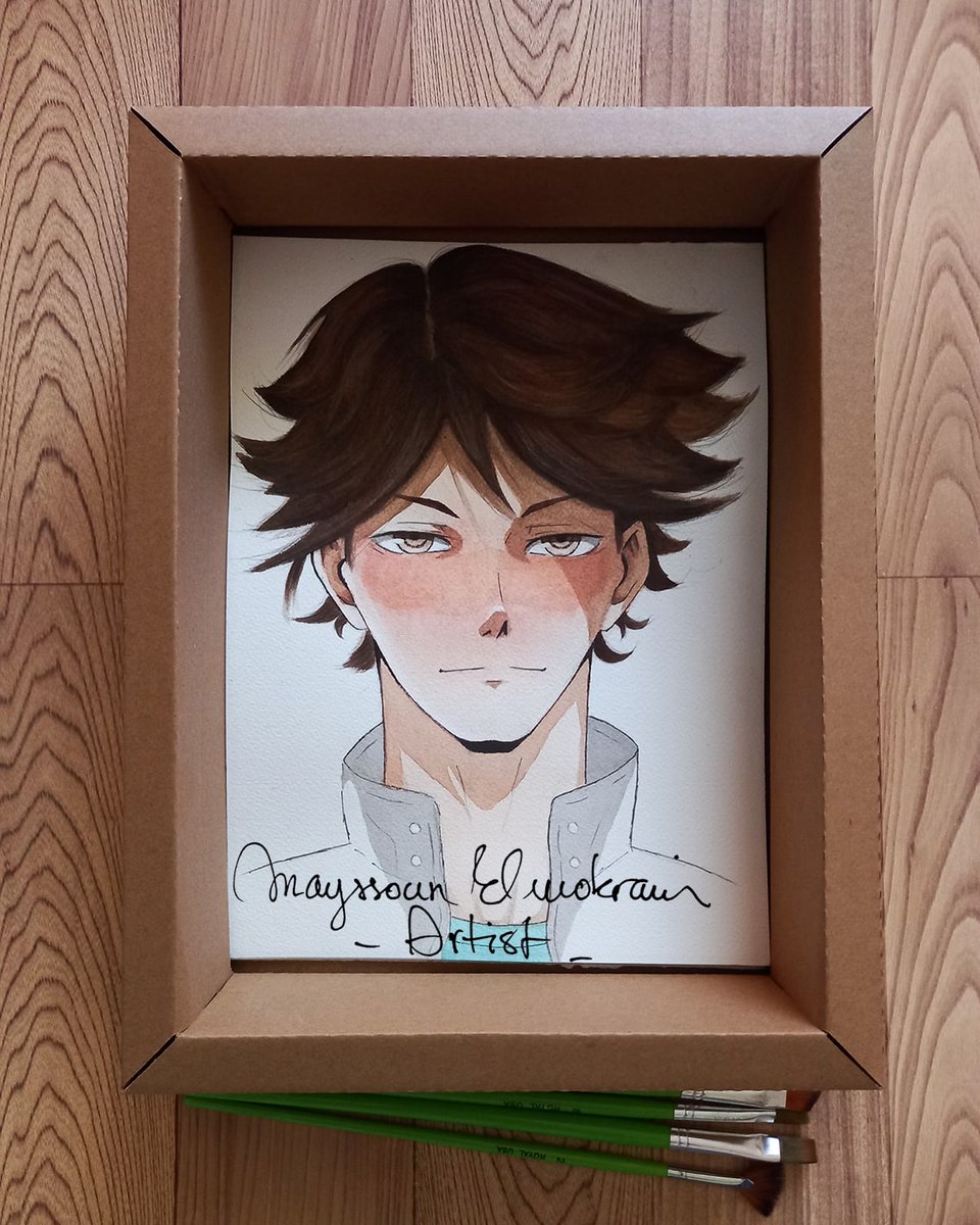 MayssounMokrani's tweet photo. #oikawatooru by @MayssounMokrani (me) #tooruoikawa #myartstyle #iwachan #iwazumihajime #Captain #setter #volleyball #aobajohsai #Haikyuu #haikyuuanime #haikyuufanart #haikyuufandom #youshouldhavecometoshiratorizawa #ushijimawakatoshi #watercolor #painting #drawing #art https://t.co/qTmv6APZGQ