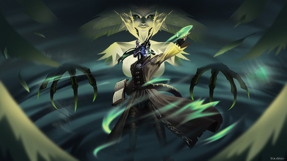 Yuka_Yaku's tweet photo. I finished this FFXIV piece for @Aundethell of their Xaela. https://t.co/Yktq09XGIX