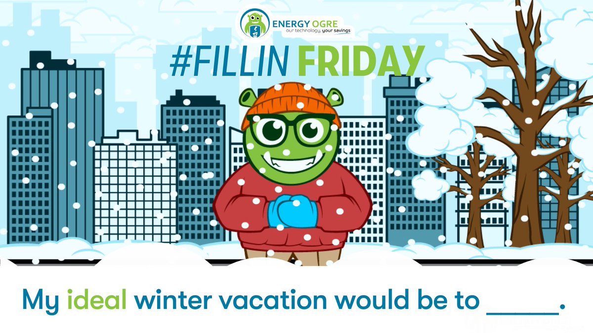 EnergyOgre's tweet photo. Happy #fillinfriday Texas!
We love hearing how our members put their Energy Ogre savings to use, so if you could use your electricity bill savings to go on your ideal winter vacation, where would you goโ๏ธ? https://t.co/33DzSVRilq