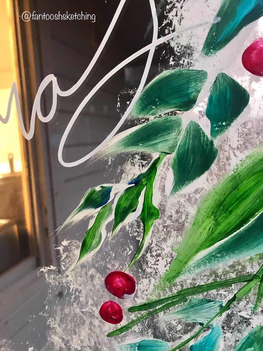 MrsFantoosh's tweet photo. Managed to get my wee Christmas window paint fix in today @Rosearista20
#EastLothian #handpainted #festivefoliage #eastlothiancreatives #fantoosh https://t.co/2wVEAoHBod