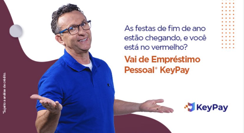 10neto's tweet photo. Dinheiro fácil e sem burocracia é no KeyPay! Peça agora mesmo o seu Empréstimo Pessoal e aproveite o fim de ano numa boa! 📲 #keypay #carteiradigital #emprestimopessoal #publi https://t.co/EwHAJTbqwH