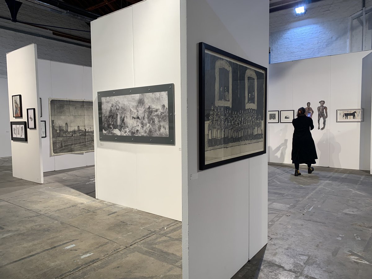 TBWDrawingPrize's tweet photo. Last weekend to see the Trinity Buoy Wharf Drawing Prize 2021 at Trinity Buoy Wharf in London - open Saturday & Sunday from 11am to 4pm - before it heads off on tour. Do see it at the weekend if you can! #TBWDP21 @artsTBW #DrawingExhibition #DrawingCommunity #DrawingNetwork https://t.co/cx2N08YtO1