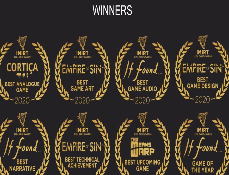 romerogamesltd's tweet photo. We are so honoured to have been selected for these awards. Congratulations to all the other winners! 💗

Huge testament to the hard work of every member on the team. https://t.co/LLYxcrRt07