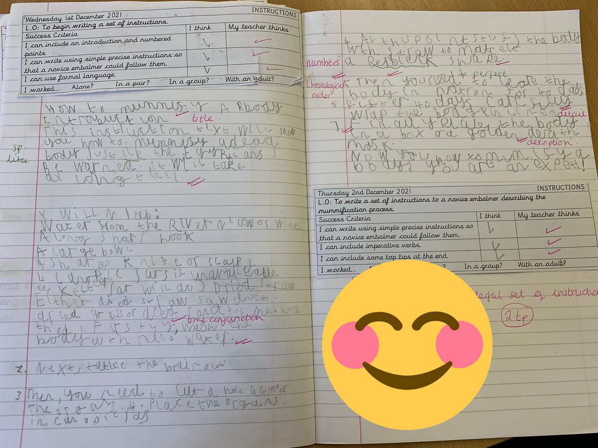 TeachMissa's tweet photo. The first photo is what a child in my class did when he first started year 4 in September. He has an EHCP plan and struggles a lot. We have a built a great relationship and the second photo is the piece of work he did this week. Incredibly proud of him ☺️ https://t.co/WmLVWgMeDO