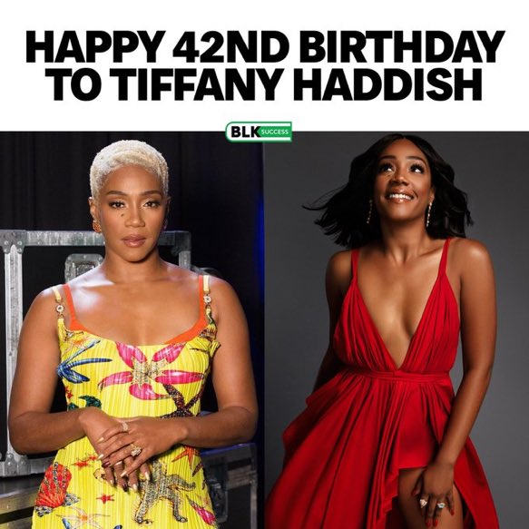 teshlick's tweet photo. Happy birthday to this comedy queen @TiffanyHaddish…… hair vibe has me thinking twice about mine… https://t.co/jlFYQFdGEX