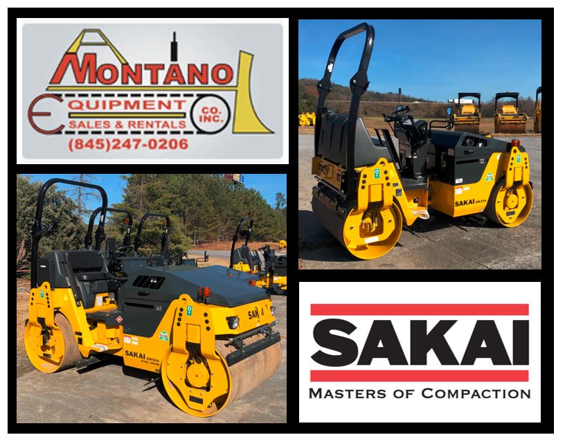 sakaiamerica's tweet photo. Our friends at A Montano https://t.co/QdT9rapcFa have asphalt rollers headed their way. SW354 (47" drum, 3.25 ton) and SW504W (54" drum, 4.6 ton) are some smaller rollers, but they pack a punch. Give this team in NY a call for heavy equipment.
#mastersofcompaction
#sakairoller https://t.co/3N10tAlpDe