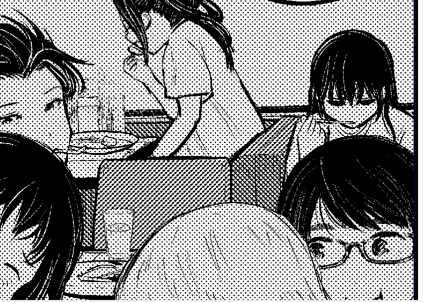 151話。今週のお気に入りコマ。
#もういっぽん 
・・・・・・。 