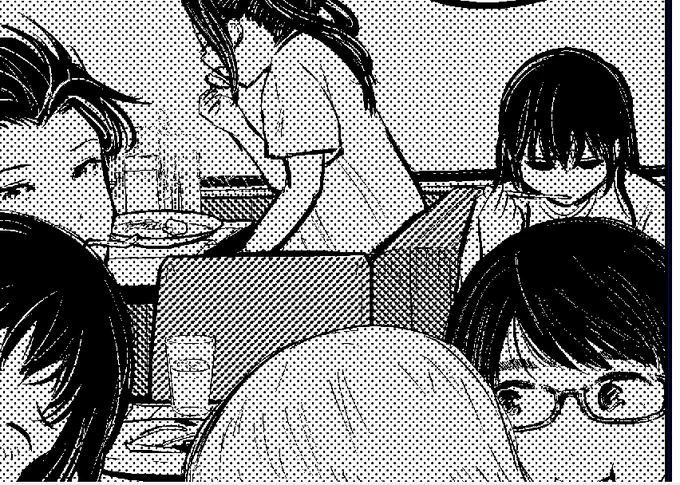 151話。今週のお気に入りコマ。
#もういっぽん 
・・・・・・。 