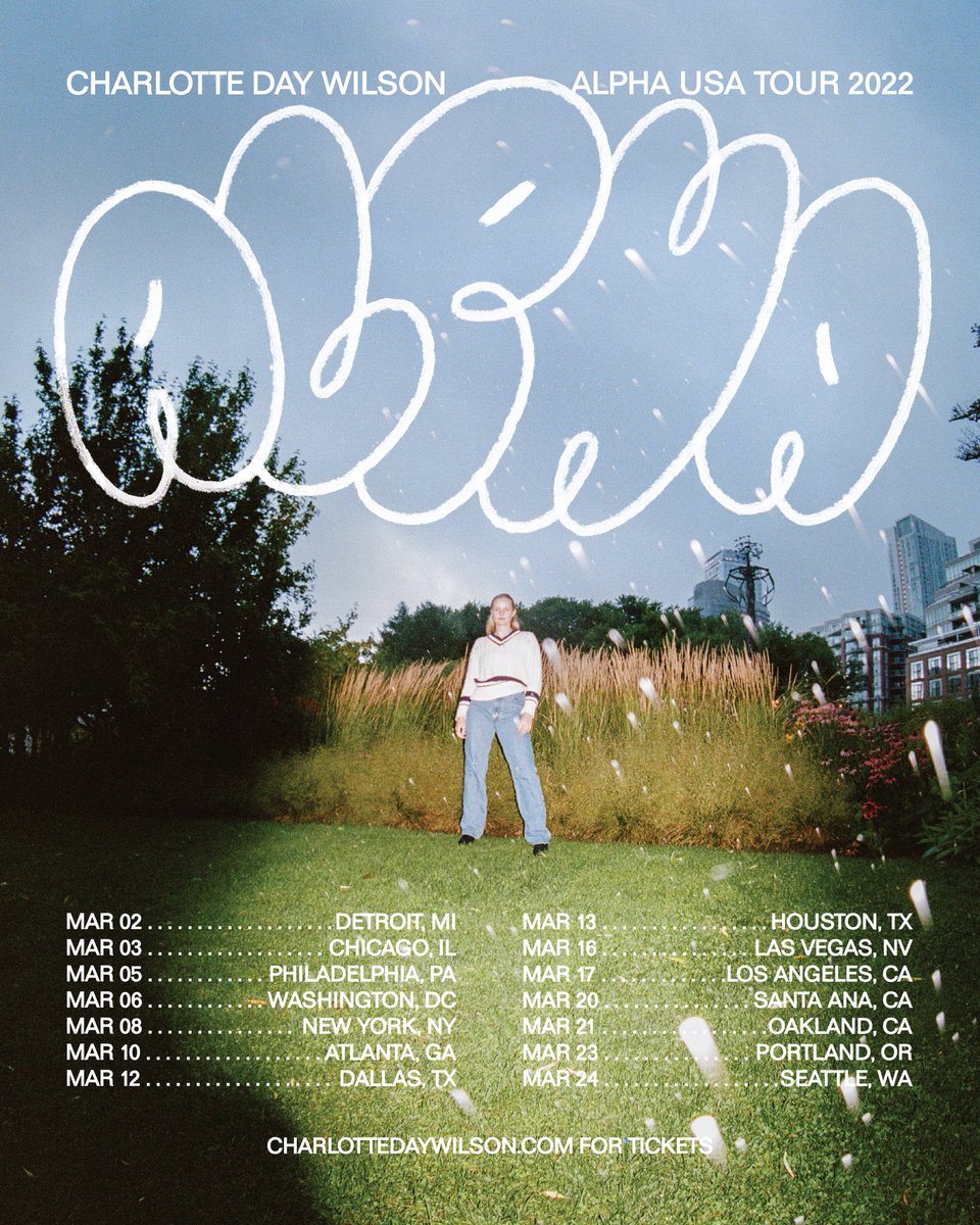 chardaywilson's tweet photo. ALPHA US TOUR 2022. Tix avail now at https://t.co/oJCxtZIUM5 https://t.co/WzBeW3LCWi